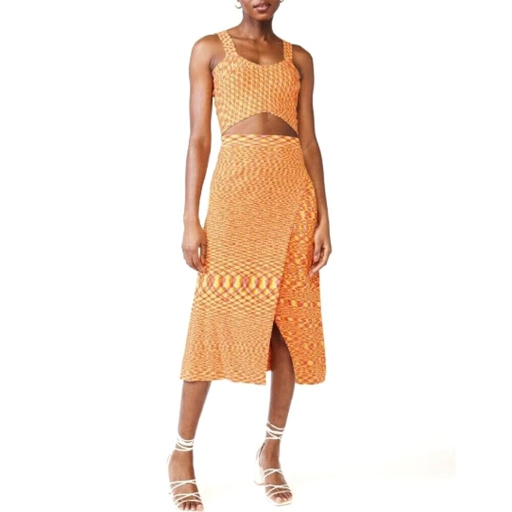 SCOOP 2-pc Knit Set Tanklette & Midi Skirt NWT